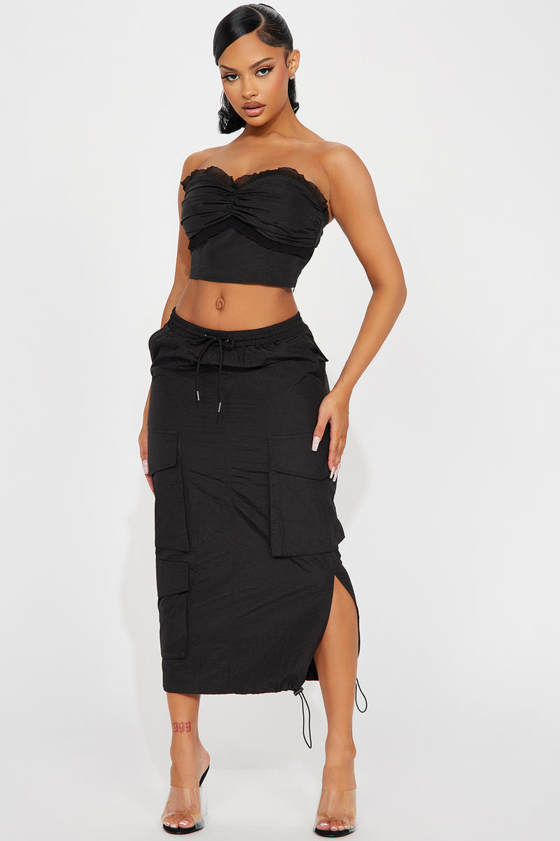 One Last Chance Skirt Set - Black | Fashion Nova, Matching Sets ...