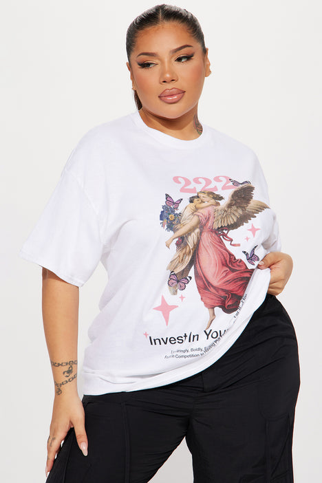 Women's City of Dreams NY Graphic Tshirt in White Size XL by Fashion Nova