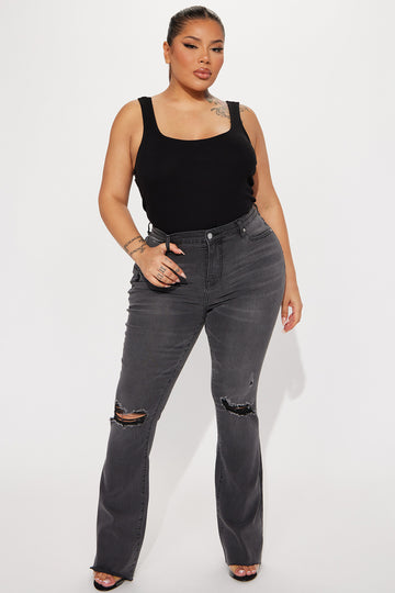 Page 3 for Plus Size Flare Jeans - Curvy Bell Bottoms