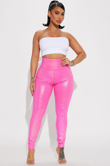 Pink Shimmer Special Edition leggings – Game Set Style