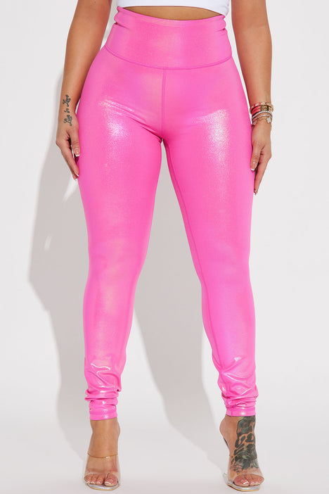 Buy eDESIRE Shimmer Shining Leggings Casual Skinny Leggings Fashion Pants  for Girls Women, Rose Pink(Free Size Upto 36 Inch) Online - Get 70% Off