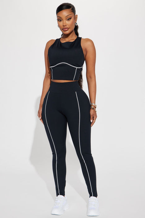 Making Progress Elevate Active Legging - Black, Fashion Nova, Nova Sport