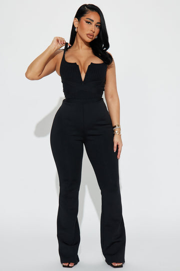 Ready To Ruffle Jumpsuit - Black  Fashion, Clothes, Plus size outfits