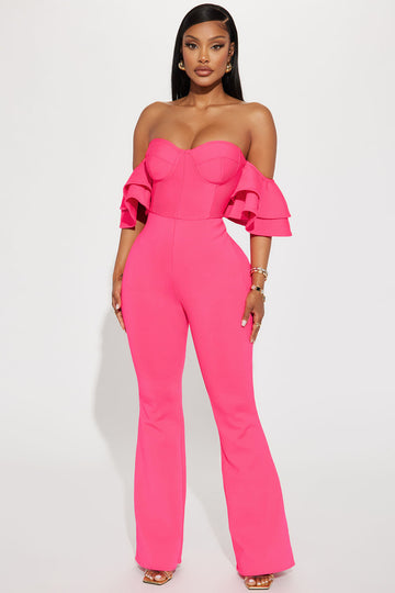 Your One Love Jumpsuit - Pink, Fashion Nova, Jumpsuits