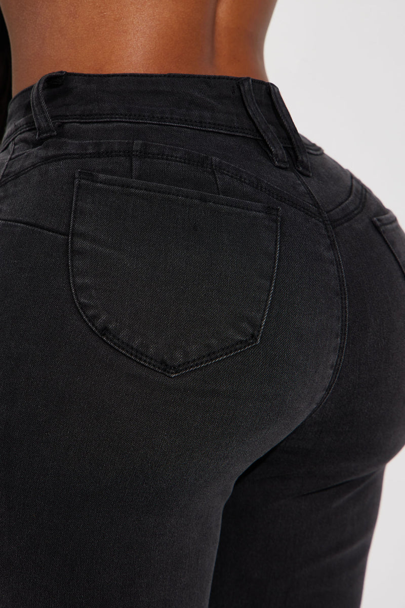 Booty Of My Dreams Stretch Skinny Jeans - Black Wash | Fashion Nova ...