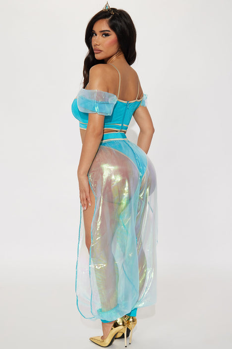 Whole New World Princess 3 Piece Costume Set - Blue, Fashion Nova, Womens  Costumes