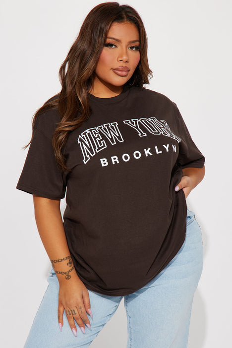 Plus 'New York' Oversized T-Shirt