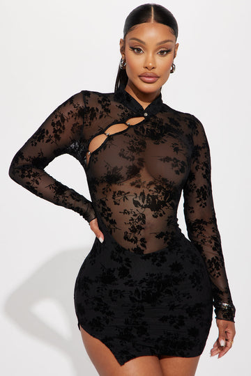 Womens Oh So Fresh Mini Dress in Black size XS by Fashion Nova