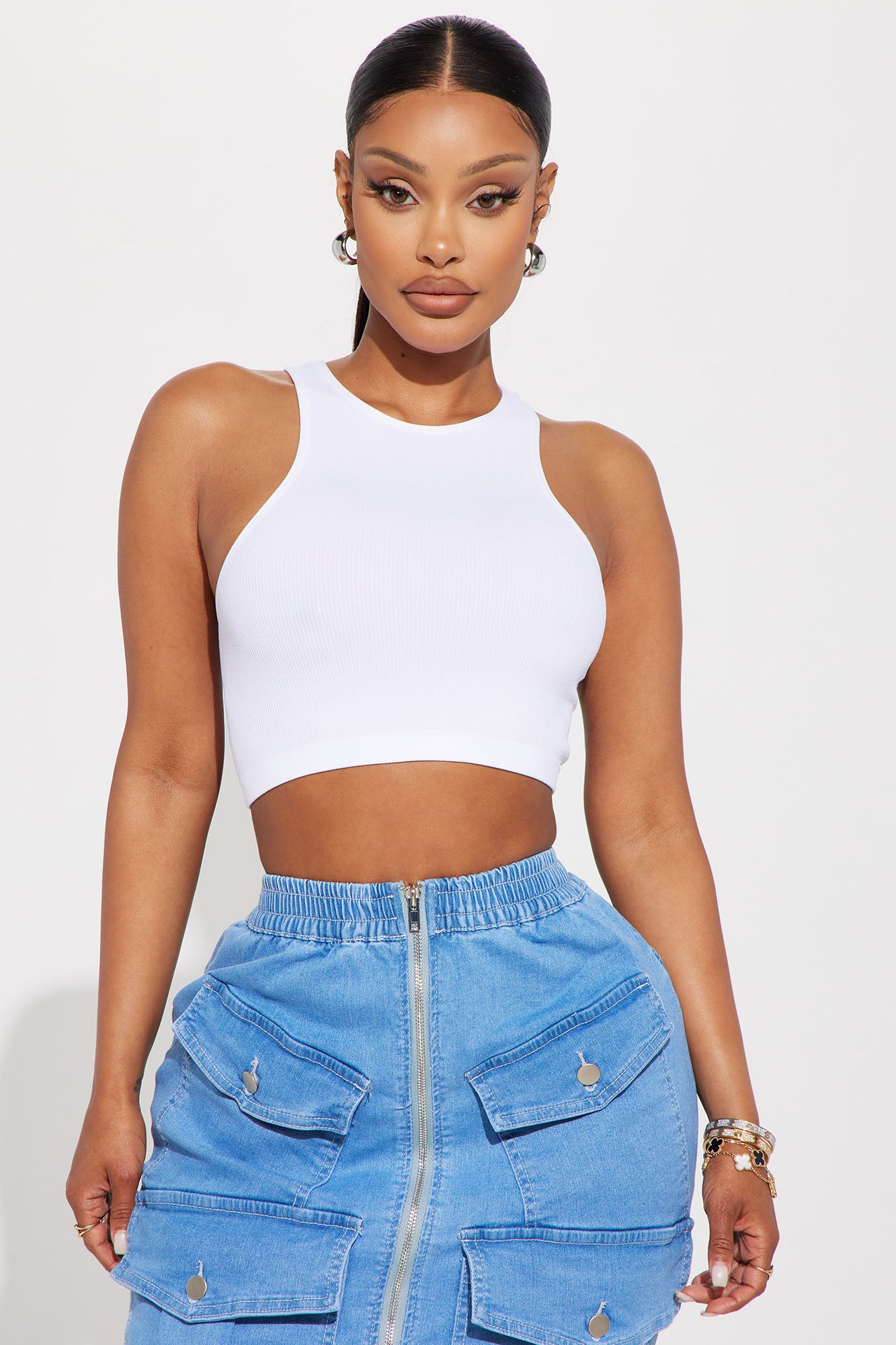 Bella on sale racerback crop