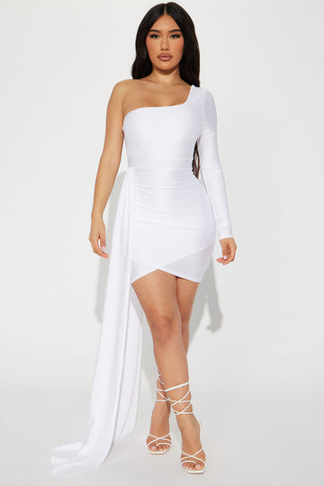 Macie Lace Maxi Dress - White