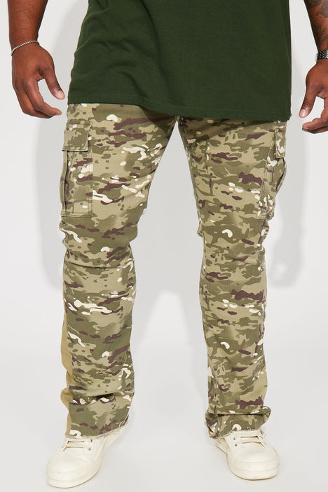 On The Verge Camo Skinny Flared Pants - Camouflage, Fashion Nova, Mens  Pants