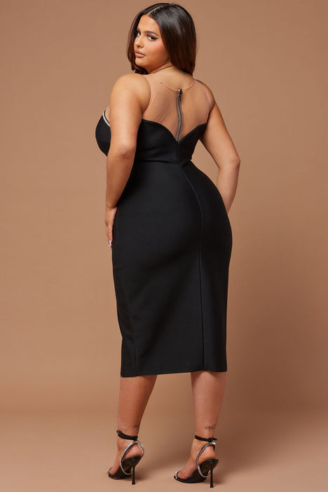 Fashion Nova, Dresses, American Dark Star Midi Dress Size X 1416