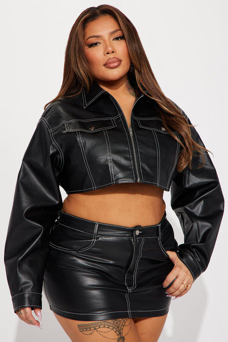 On My Way Cropped Jacket - Silver