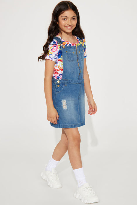 Girls clearance denim skirtall