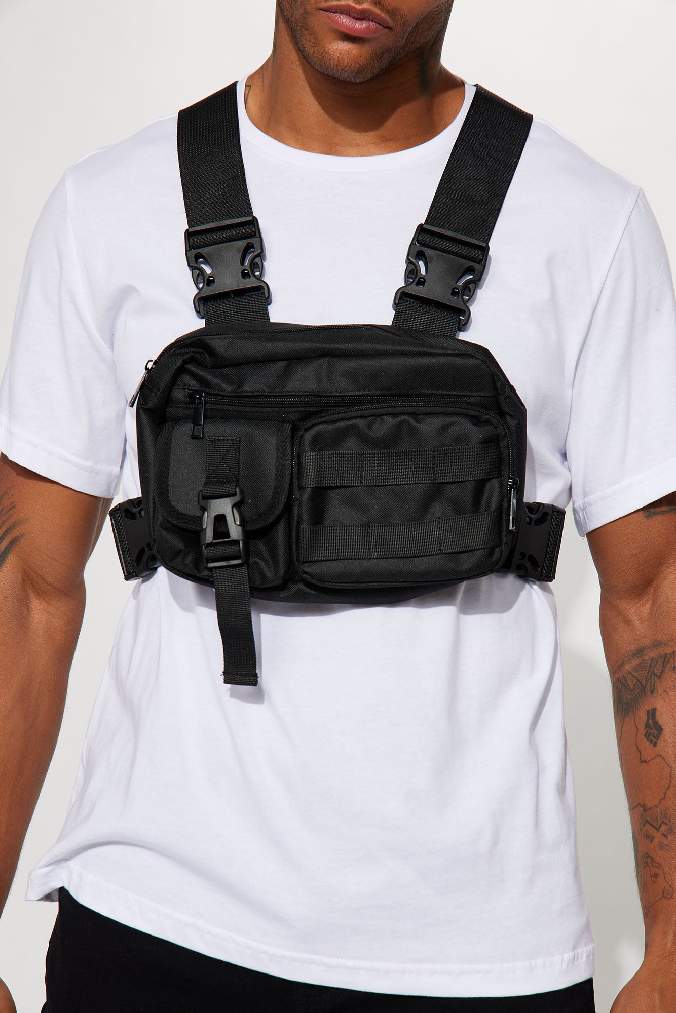 Storm Trooper Men's Harness Bag - Punk Rave | Fantasmagoria.shop