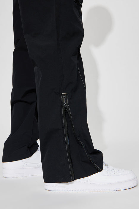 Fall Back Nylon Cargo Pants - Black, Fashion Nova, Mens Pants