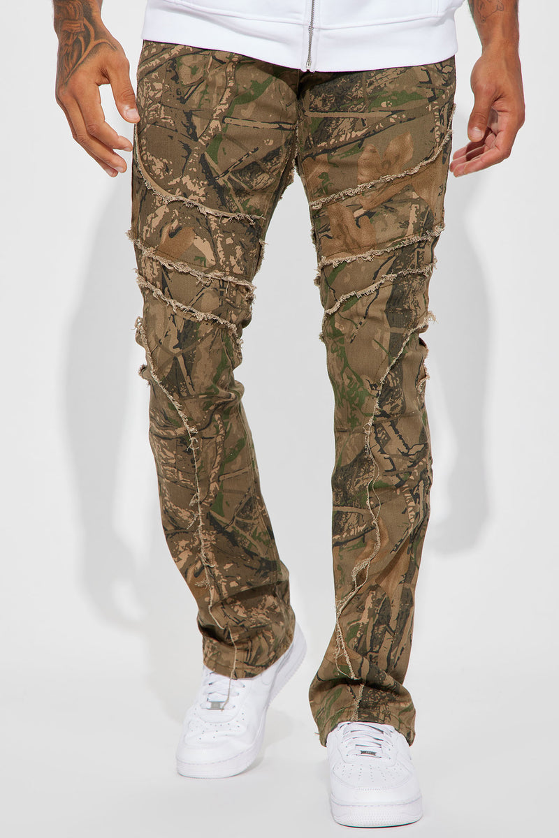 Got You Feeling Fray Skinny Flared Pants - Camouflage | Fashion Nova ...