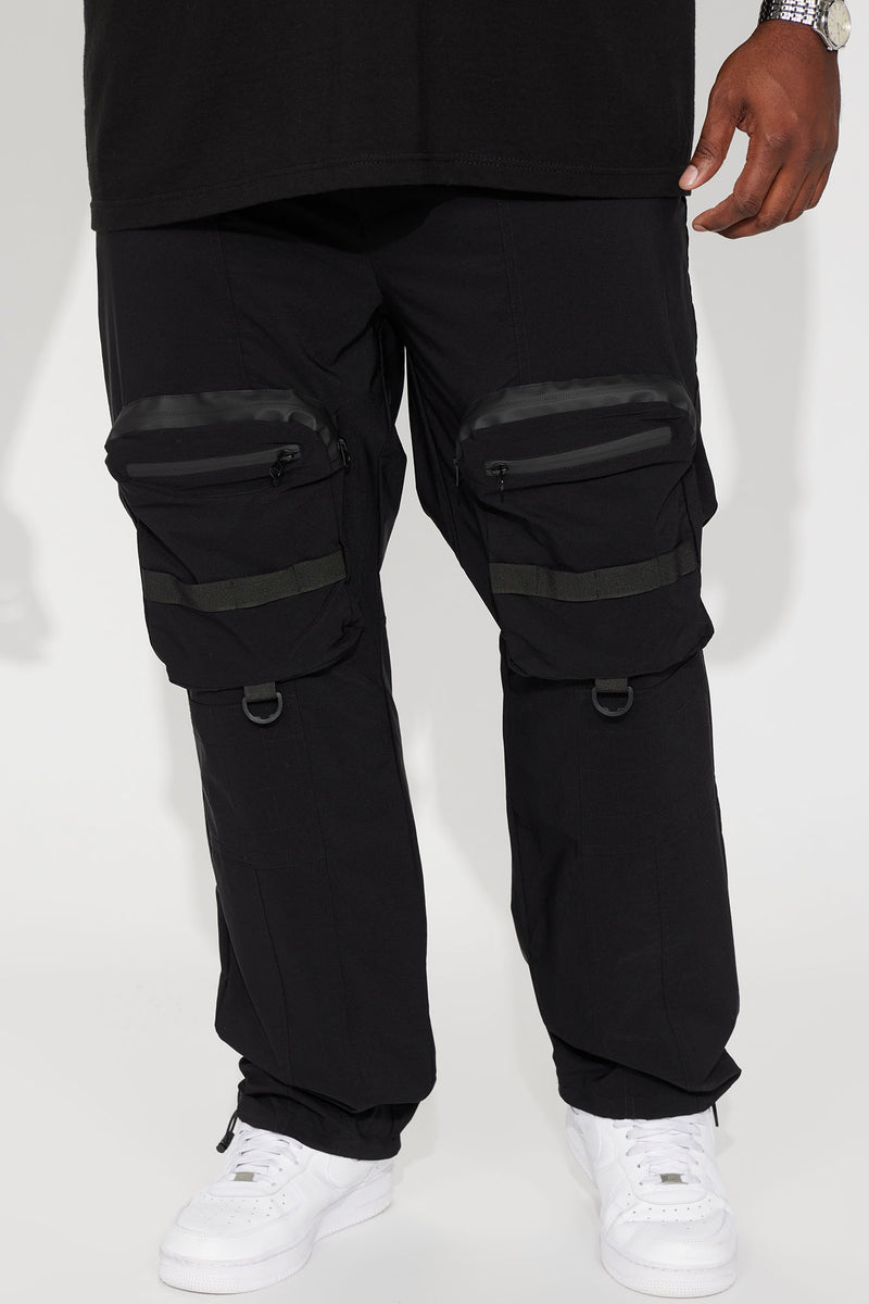 Another Day Nylon Cargo Pants - Black | Fashion Nova, Mens Pants ...