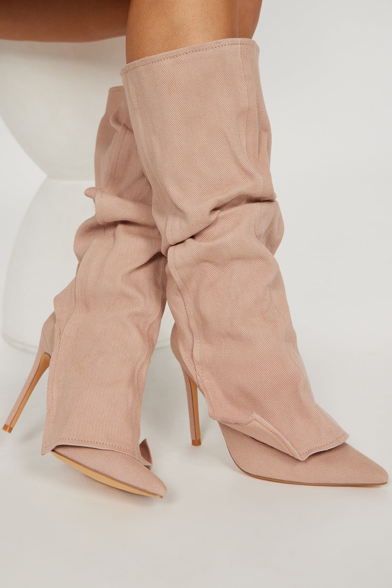 Bottines nude hot sale