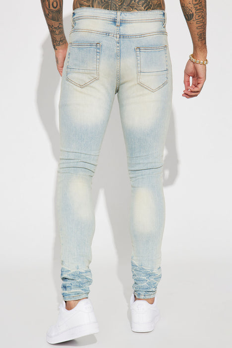 La moda Streetwear Classic Slim Vaciar Ripped Jeans Skinny Jeans