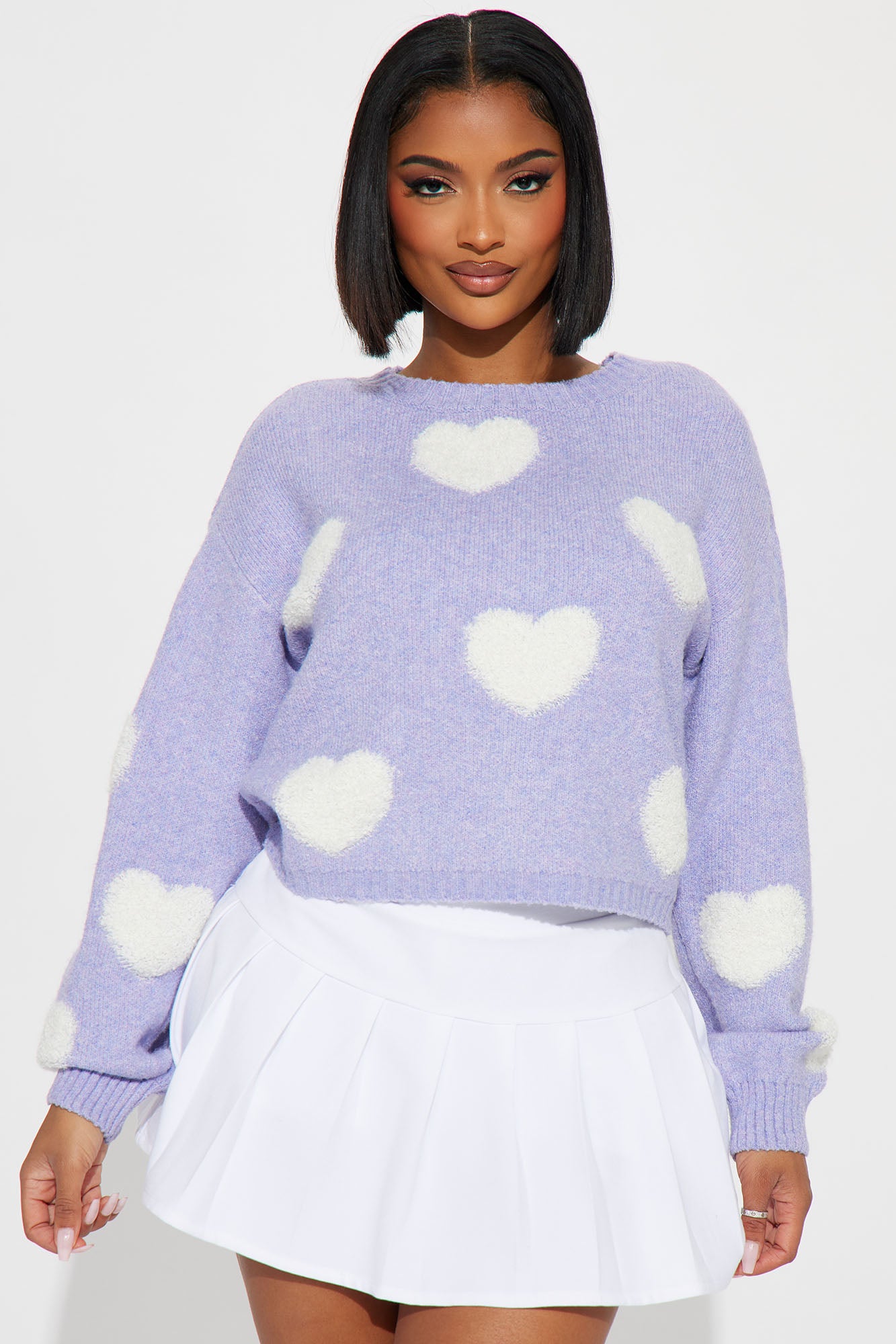 Heart with eyes sweater sale