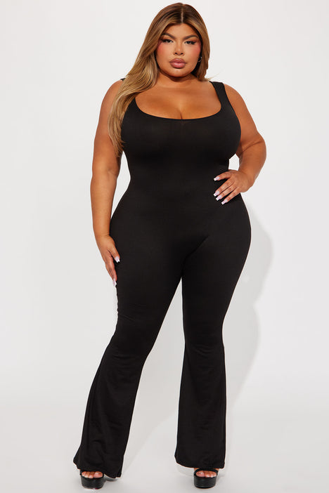 Pin by Mira G on Fit  Tight black jumpsuit, Black tight jumpsuit outfit,  Fashion clothes women