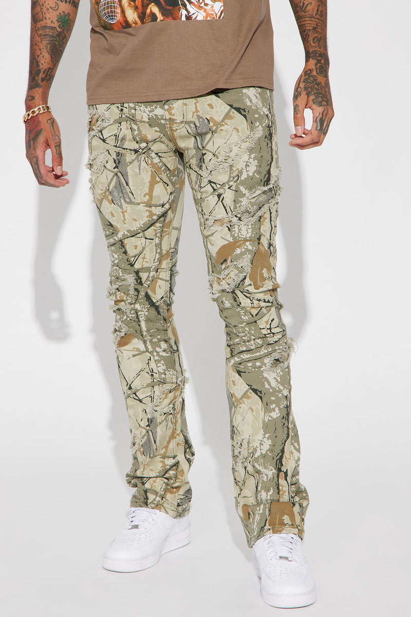 Get Into It Skinny Flared Pants - Camouflage | Fashion Nova, Mens Pants ...