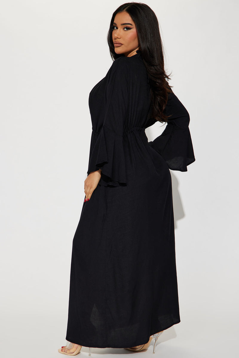 Heather Maxi Cover Up Dress - Black | Fashion Nova, Swimwear | Fashion Nova
