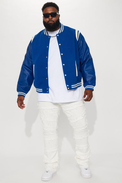 New York Varsity Jacket - Navy, Fashion Nova, Mens Jackets