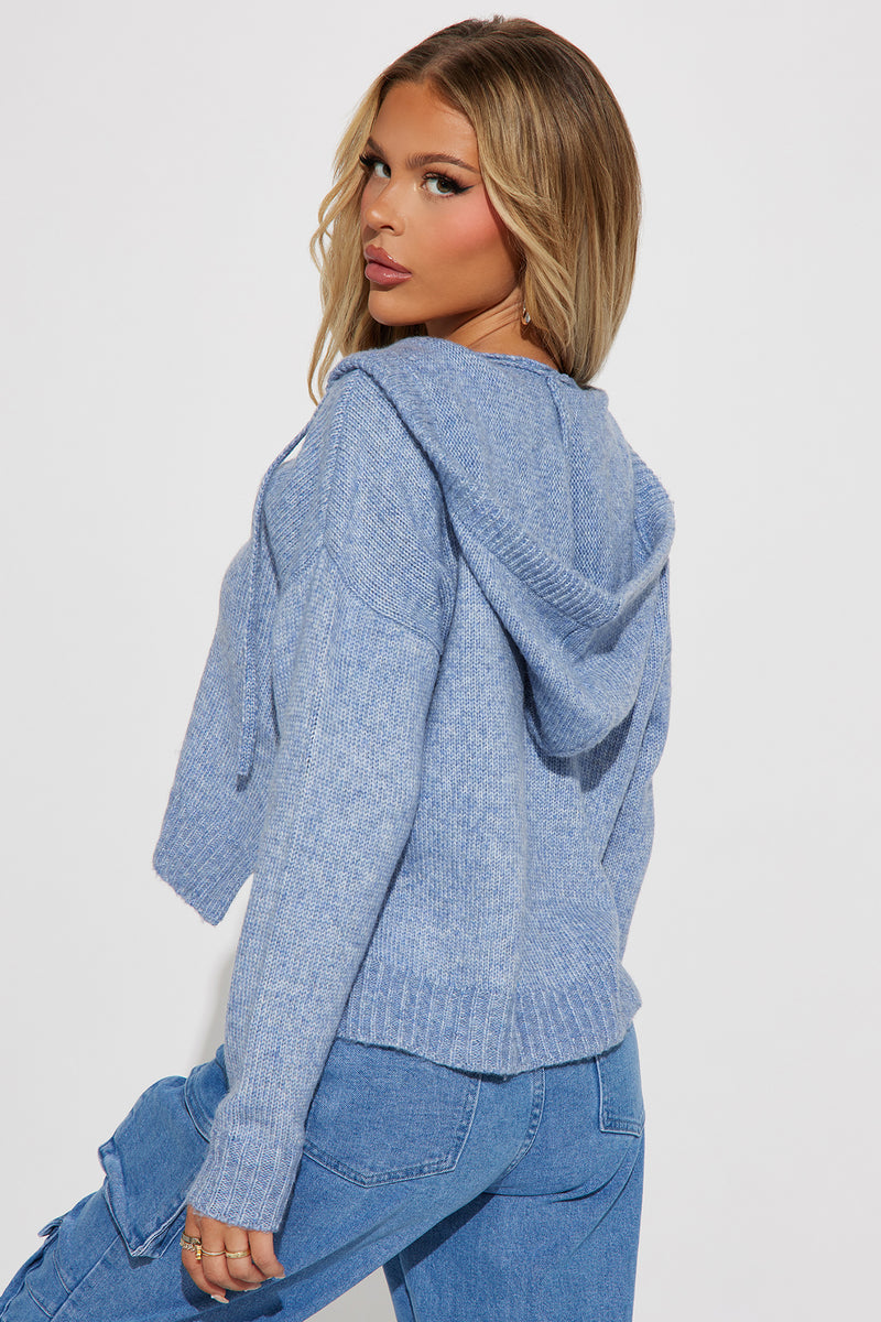 Always An Essential Hoodie - Heathered Blue | Fashion Nova, Sweaters ...