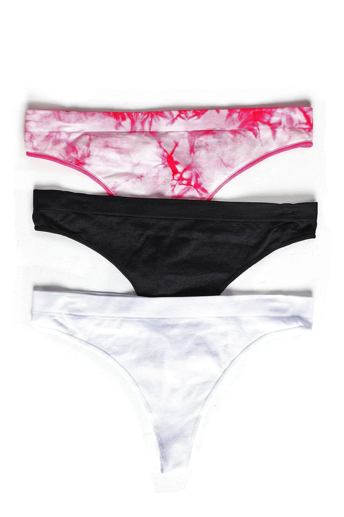 Victoria's Secret Seamless Thong Panty Set of 3 