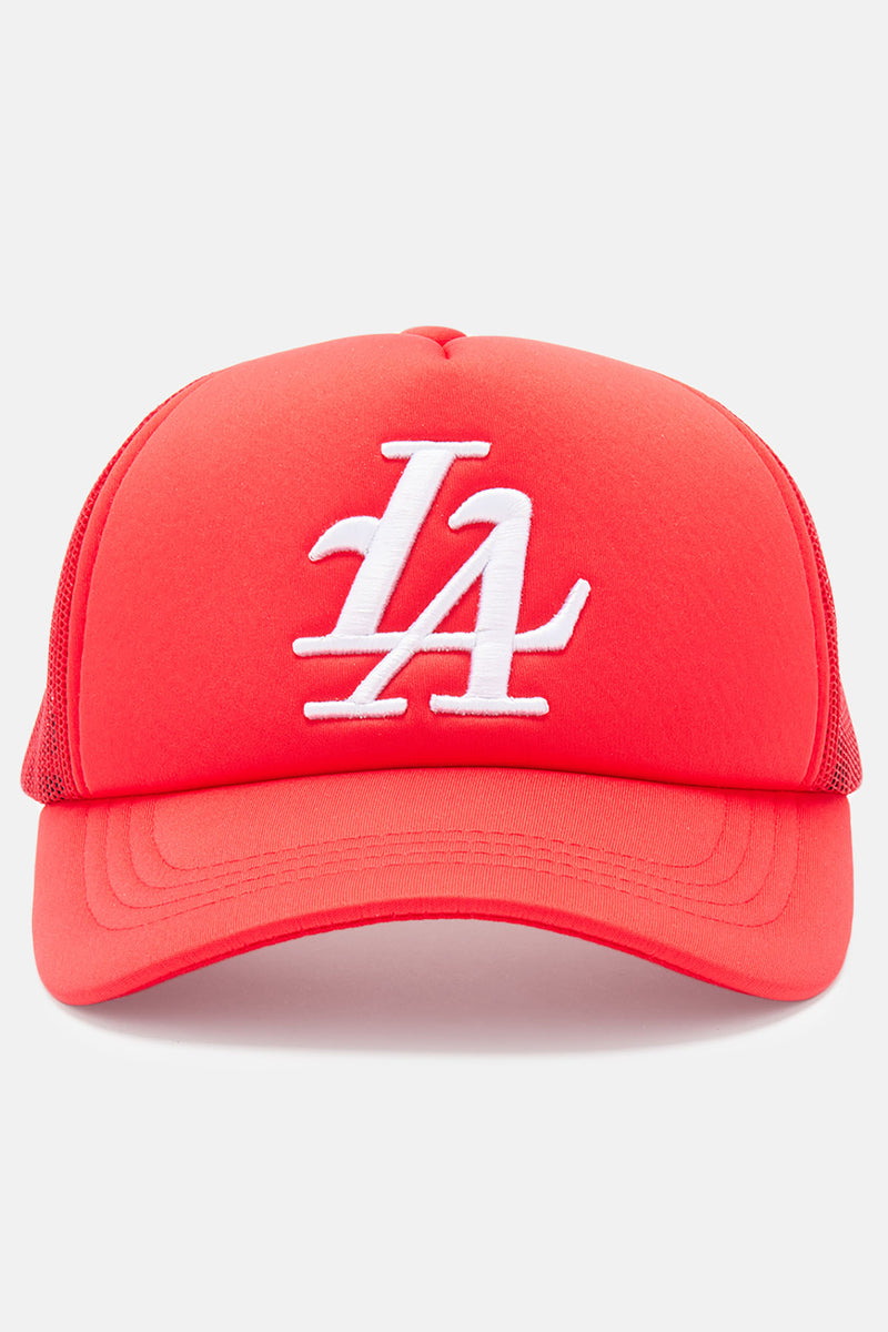 LA Trucker Hat - Red