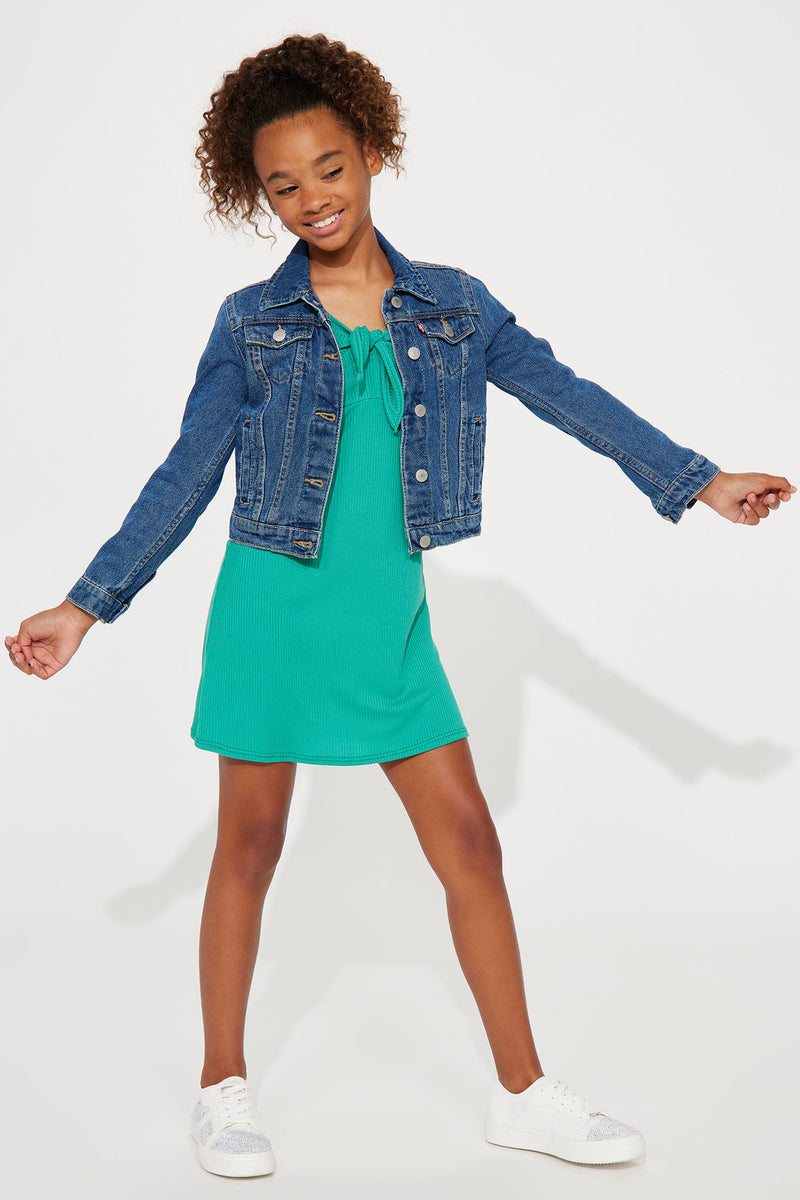 Mini Buttercup Ribbed Knit Dress - Kelly Green | Fashion Nova, Kids ...