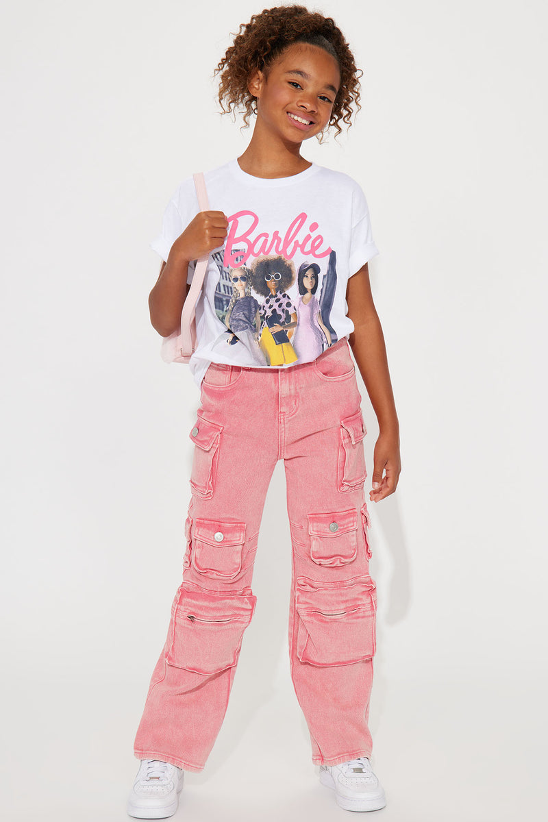 Mini Barbie Trio Short Sleeve Tee - White | Fashion Nova, Kids Tops & T ...