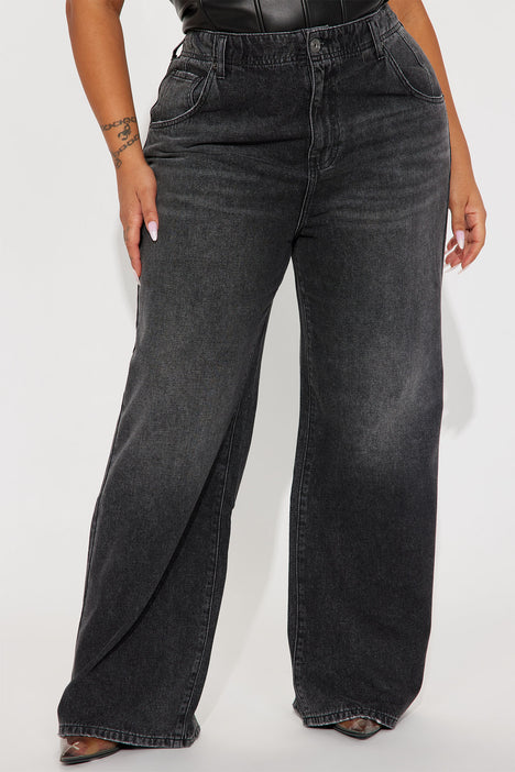 Naples Tinted Drop Waist Baggy Jeans - Light Wash, Fashion Nova, Jeans