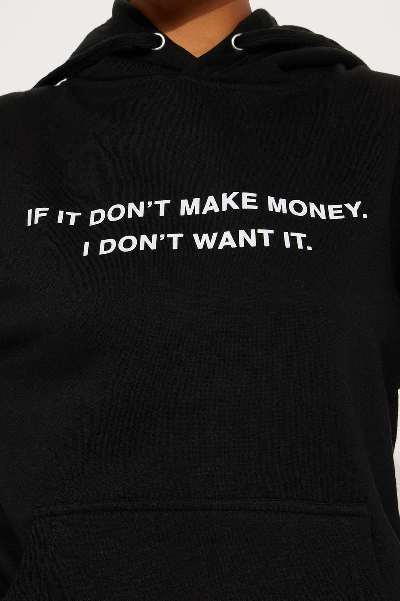 If It Don't Make Money Hoodie - Black | Fashion Nova, Screens Tops and ...