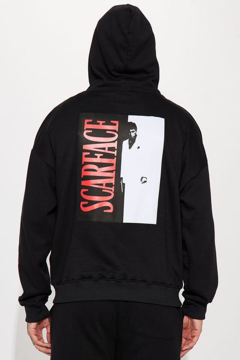 Reason Clothing Men's Scarface World Is Yours Hoodie, Red / XXL - Streetwear