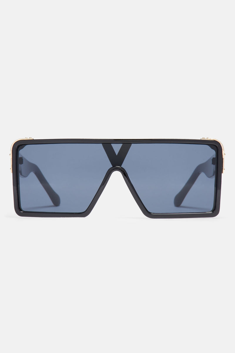Take Note's Sunglasses - Black/Smoke | Fashion Nova, Mens Sunglasses ...