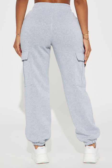 Helen Fleece Lounge Jogger - White, Fashion Nova, Lounge