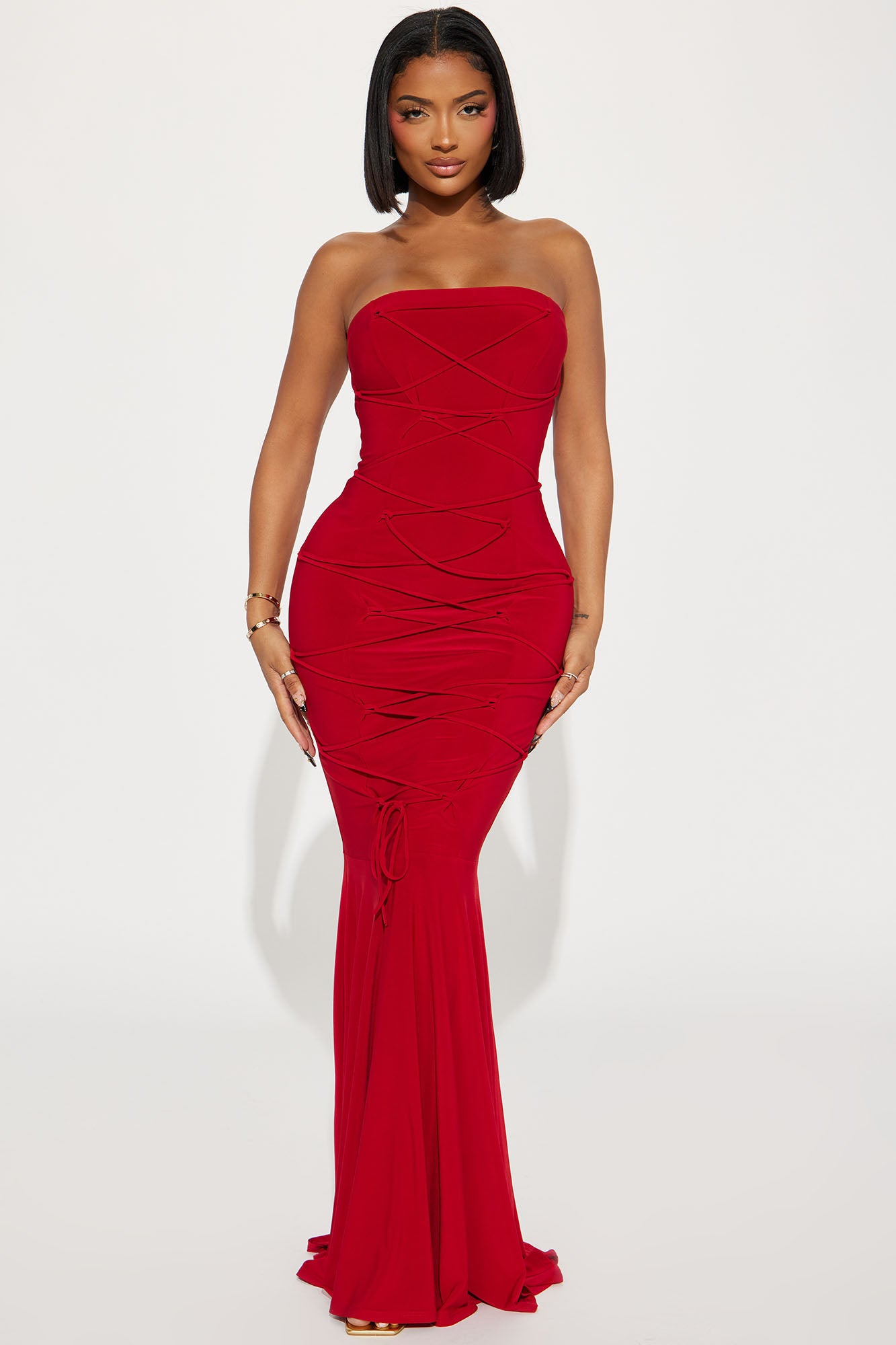 Fashion Nova Red Maxi Dresses