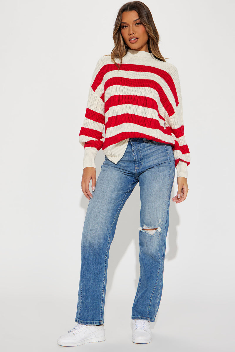 Talkin' Feelings Striped Sweater - Cream/combo | Fashion Nova, Sweaters ...