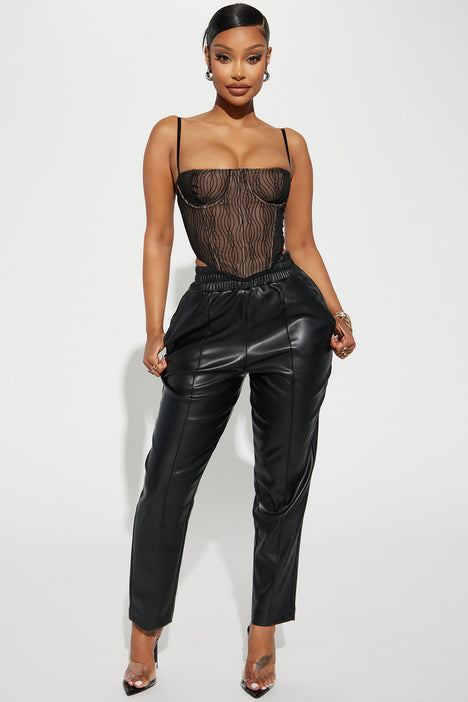 Black strapless mesh corset top - HEIRESS BEVERLY HILLS
