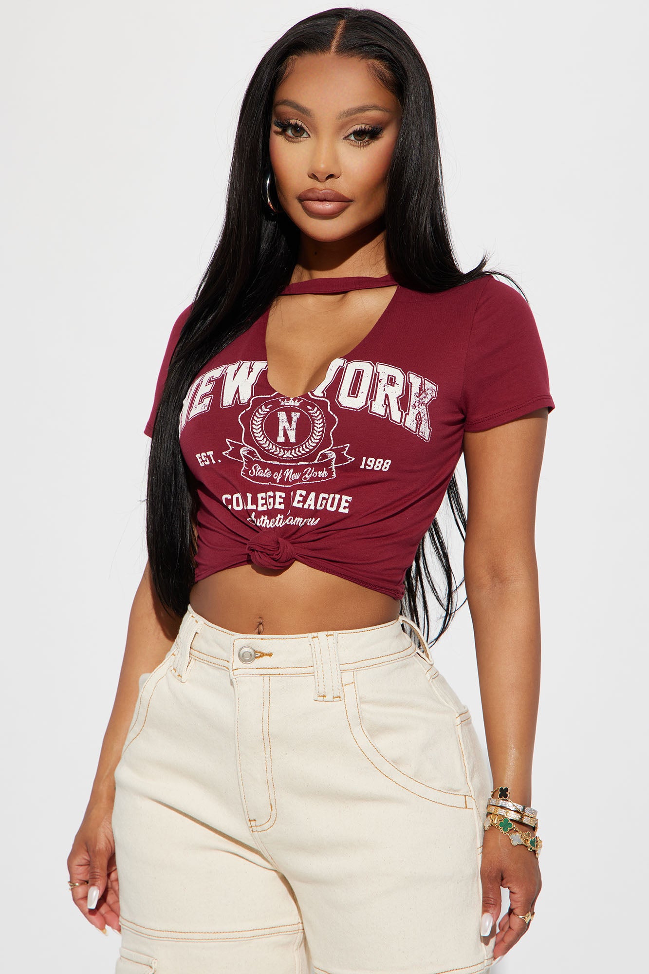 Mini New York Baseball Tee - Blue/combo, Fashion Nova, Kids Tops &  T-Shirts