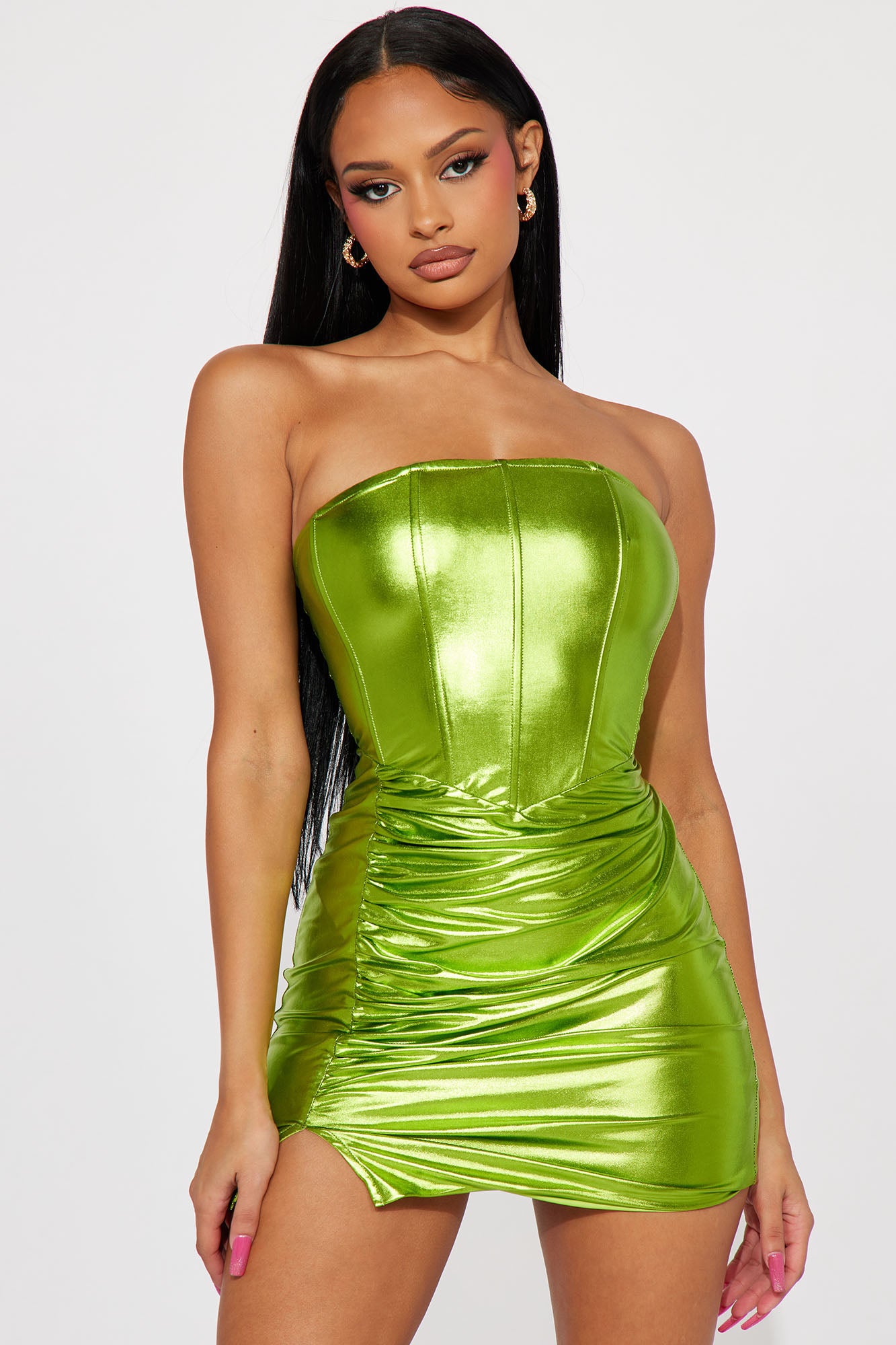 Catherine metallic hotsell dress fashion nova