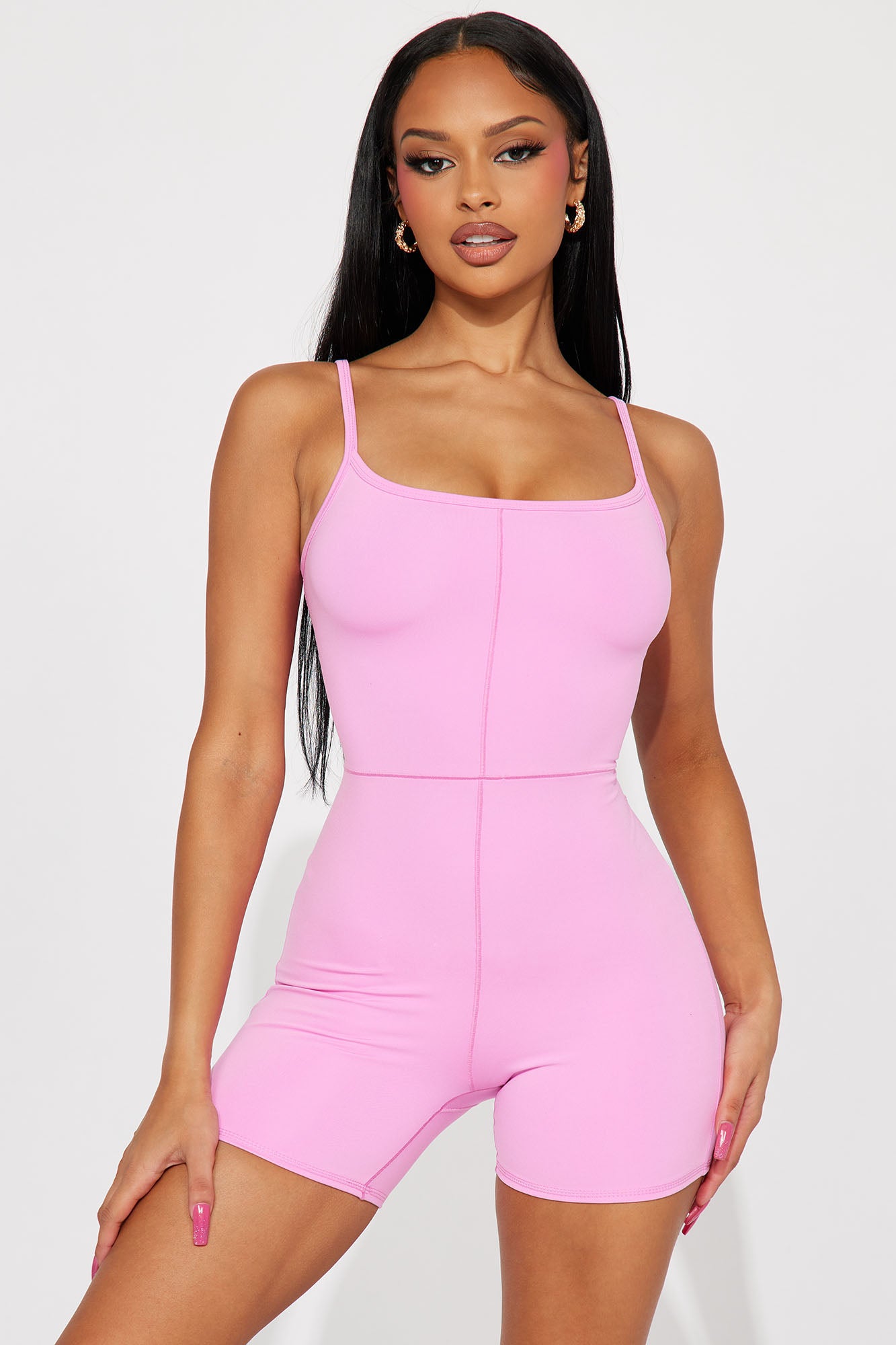 Emry Athletic Romper - Small / Pink