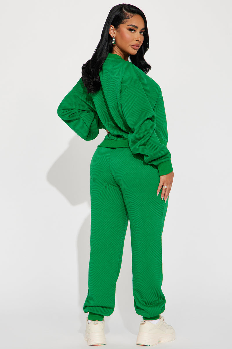 Annabelle Textured Sweatsuit - Green | Fashion Nova, Matching Sets ...