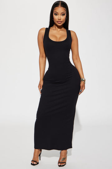 Rhianna Tube Dress - Black, Fashion Nova, Dresses