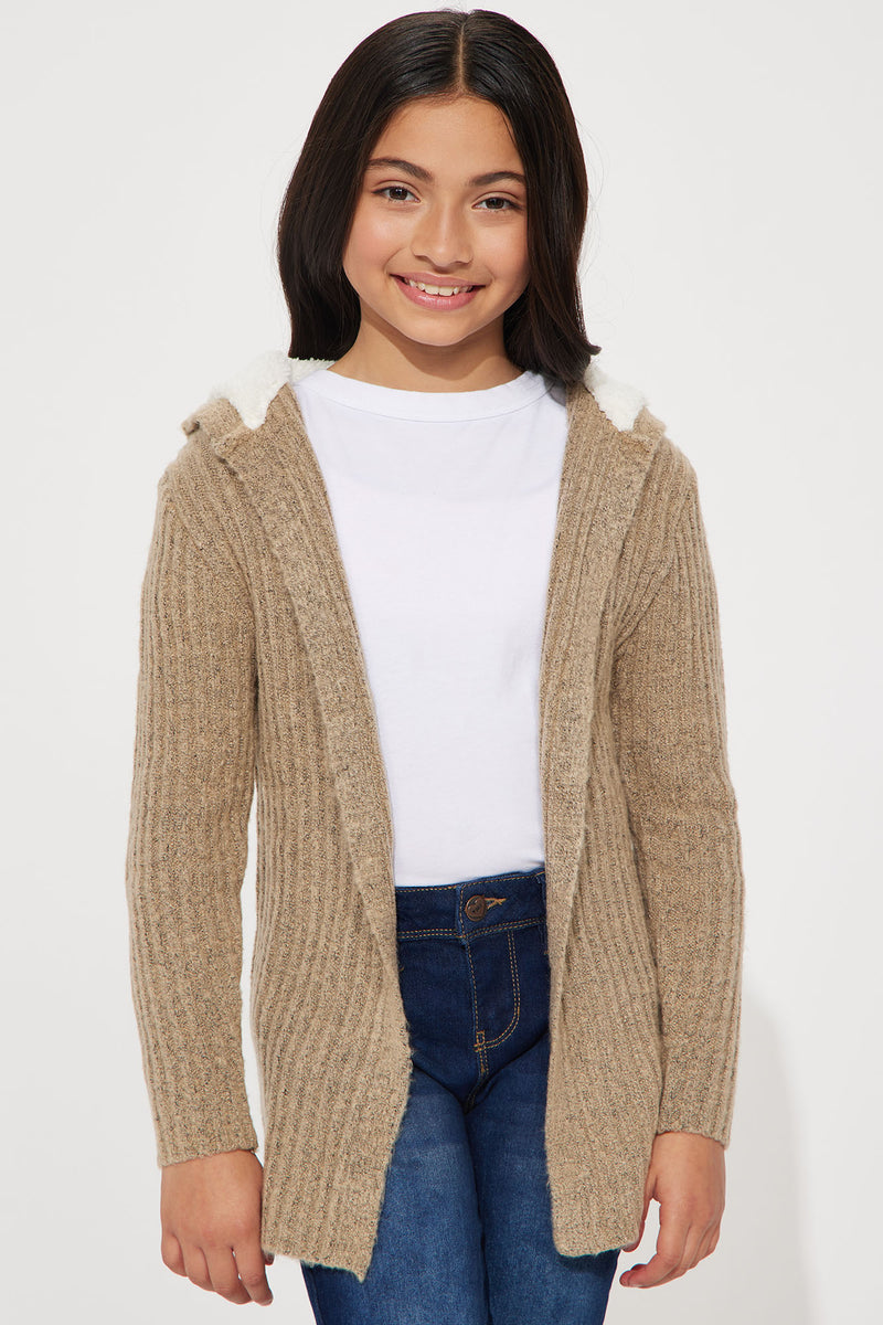 Mini Far Gone Hooded Cardigan - Oatmeal | Fashion Nova, Kids Sweaters ...