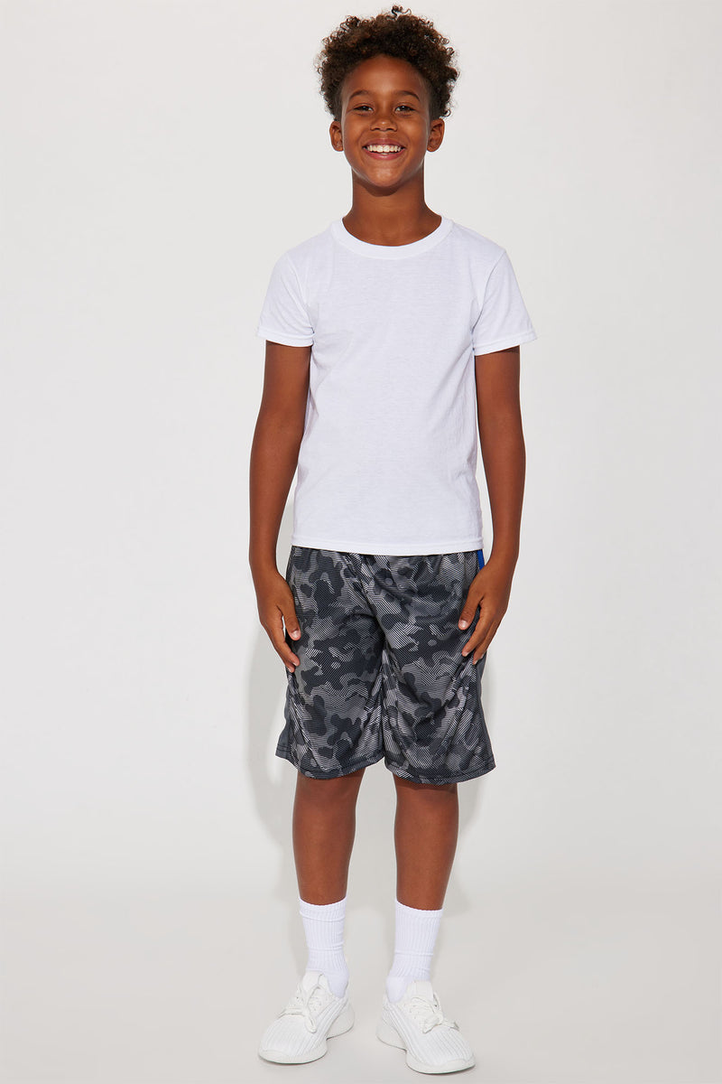 Mini Active Camo Nylon Shorts - Grey | Fashion Nova, Kids Shorts ...