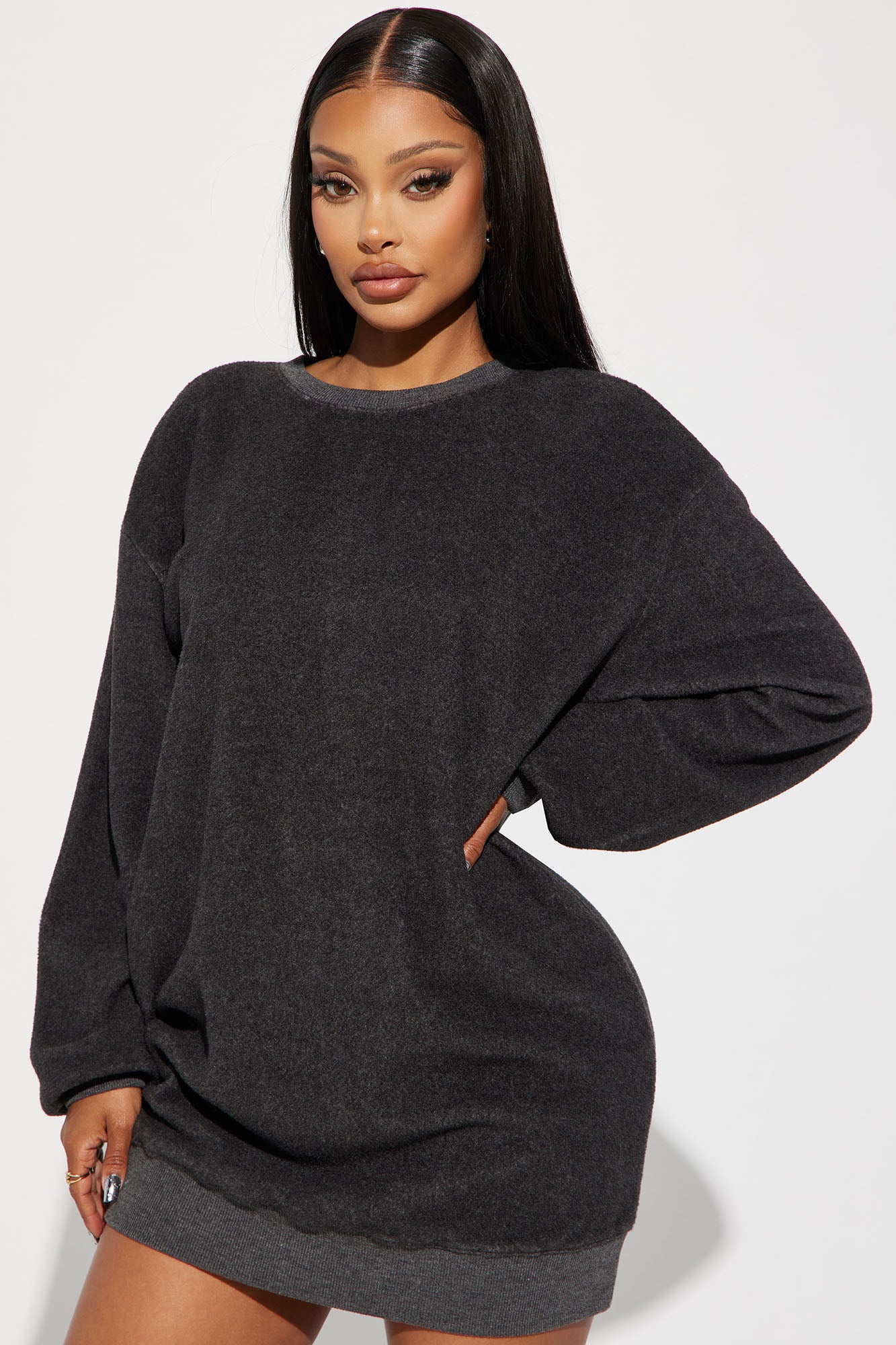 Sweatshirt cheap mini dress